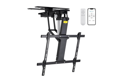 Elektryczny regulowany sufitowy uchwyt do telewizora 2