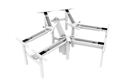 Biurko z elektryczną regulacją wysokości DS9 / 120° Multi-Station
