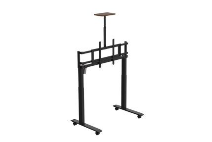 Elektryczny stojak na telewizor z podnoszeniem Wózek mobilny