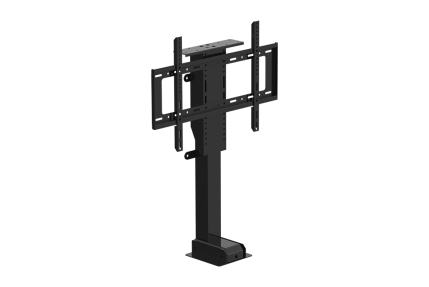 Ukryty stojak na telewizor z pojedynczym silnikiem